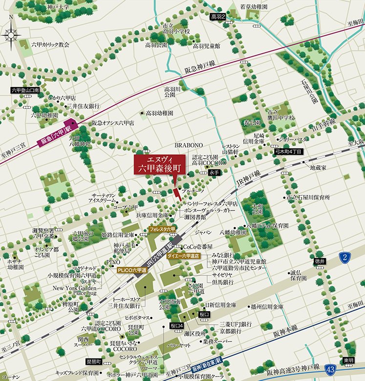現地案内図