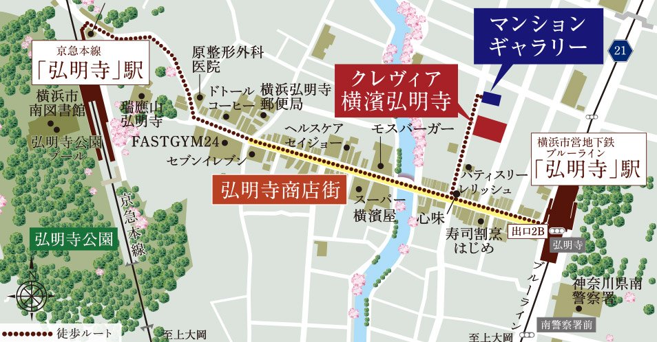 マンションギャラリー案内図