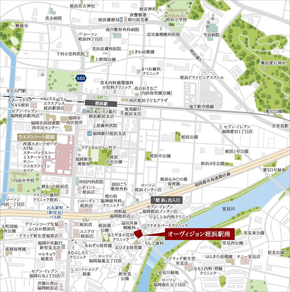 現地案内図