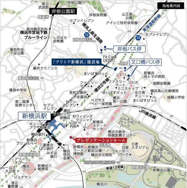 現地案内図