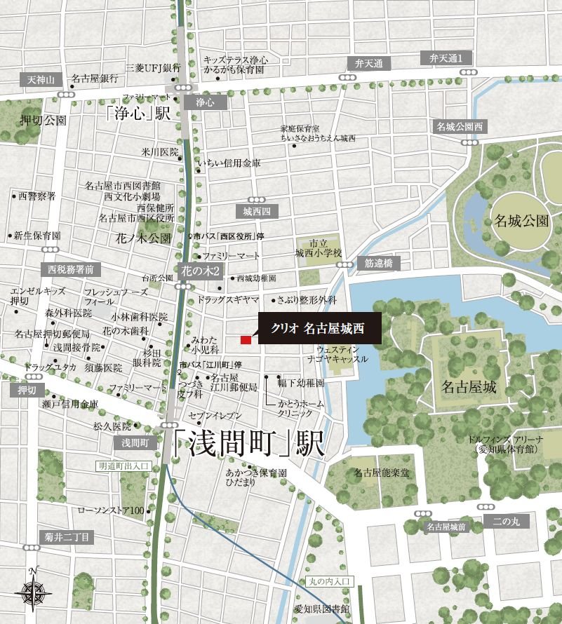 現地案内図