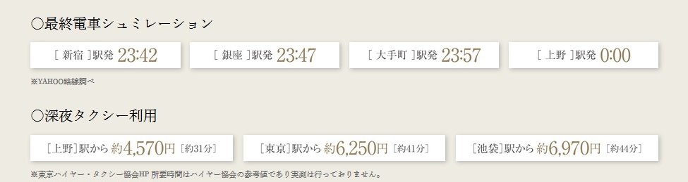 終電も、深夜タクシーも、安心で快適な都心ライフ。