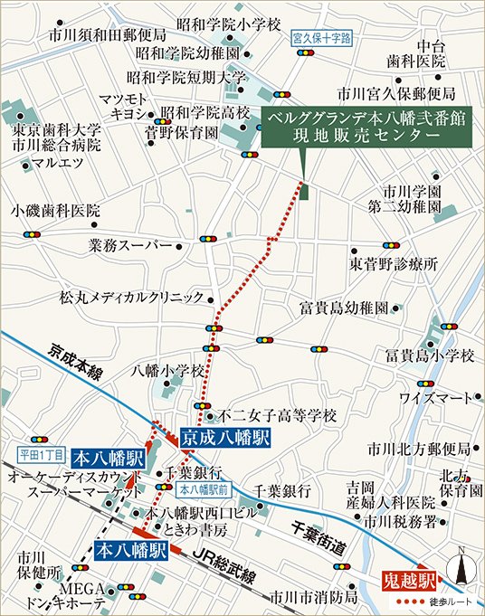 現地案内図