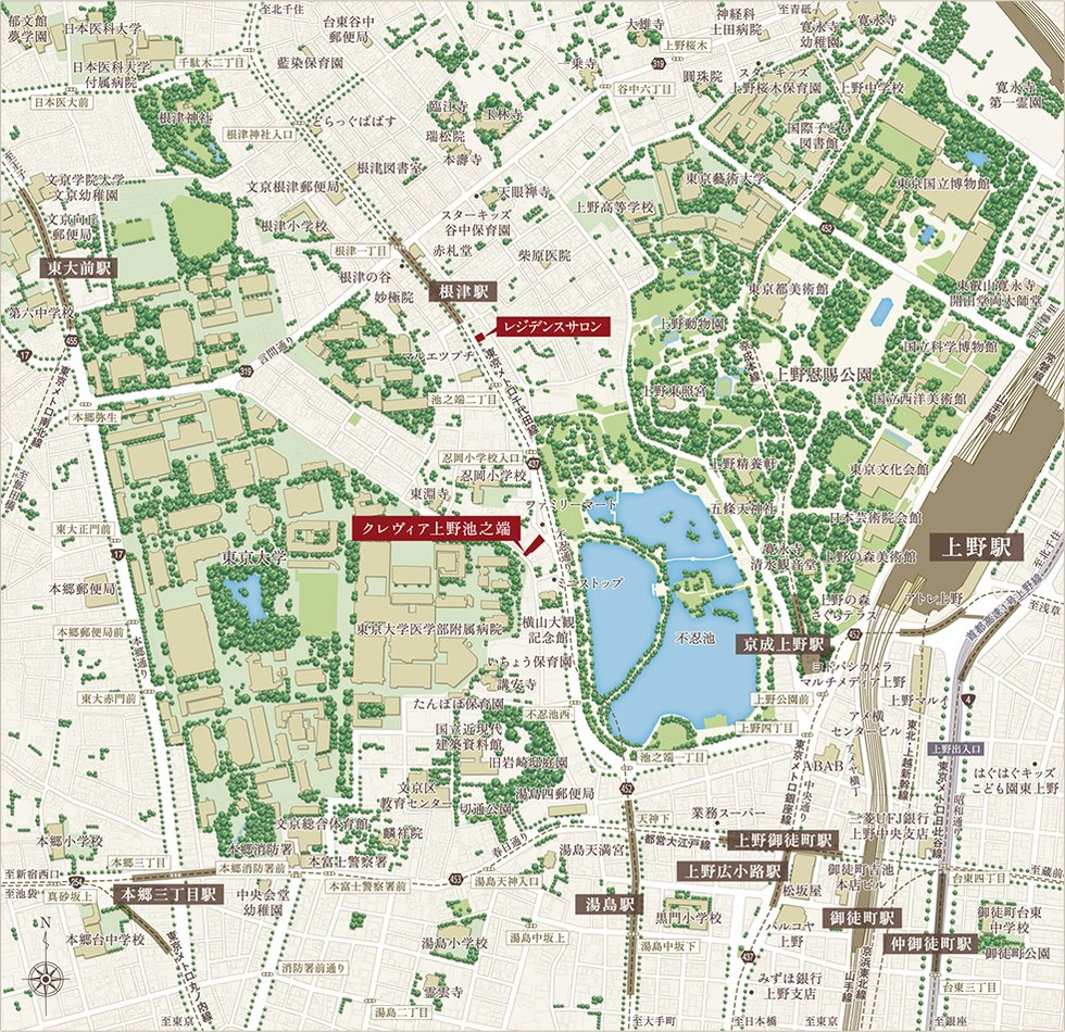 現地案内図