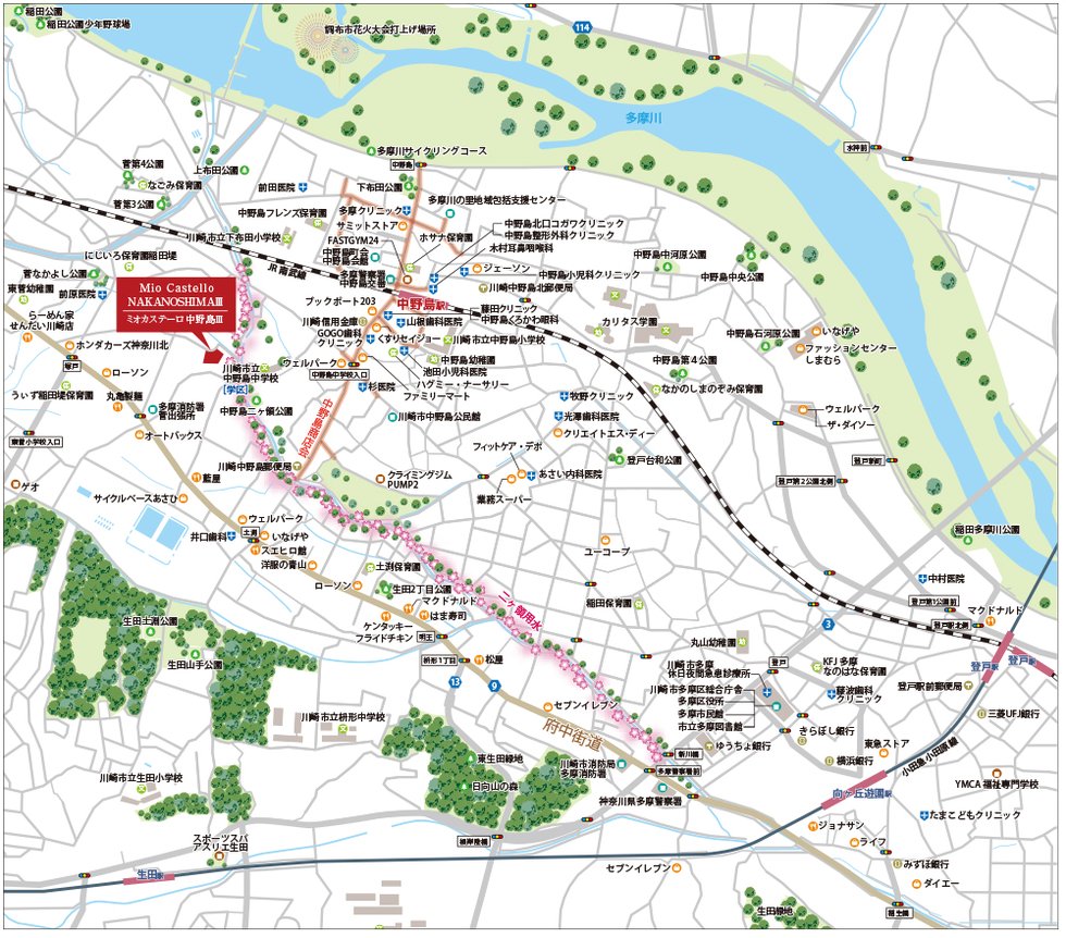 現地案内図