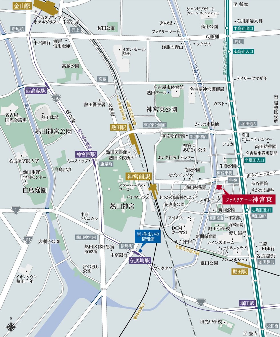 現地案内図