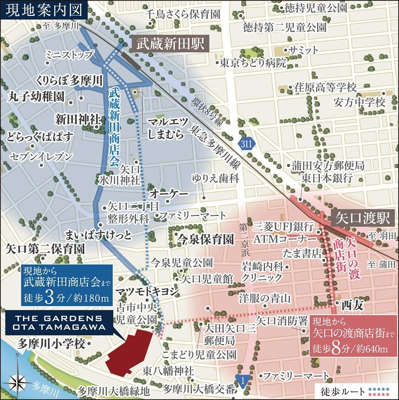 現地案内図