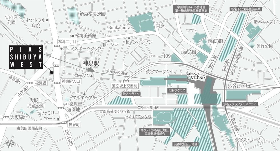 現地案内図