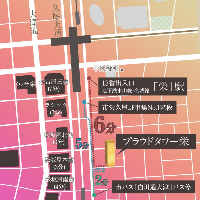 交通アクセス図