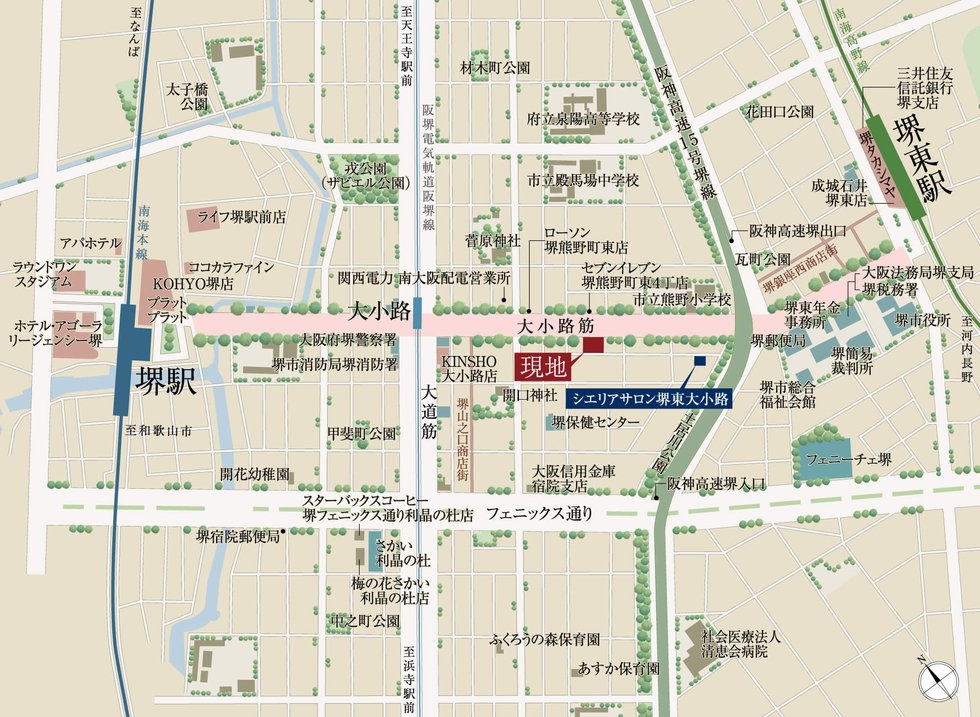 現地案内図