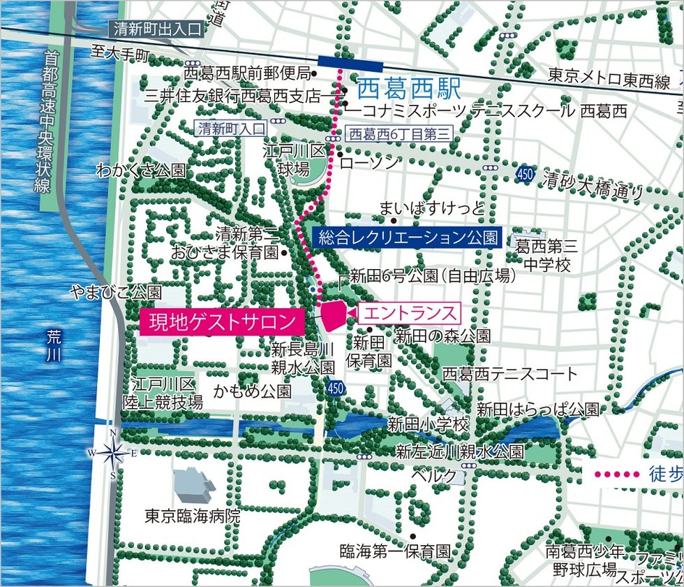 現地案内図