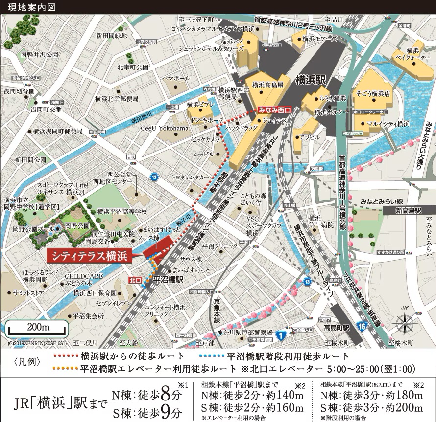 現地案内図