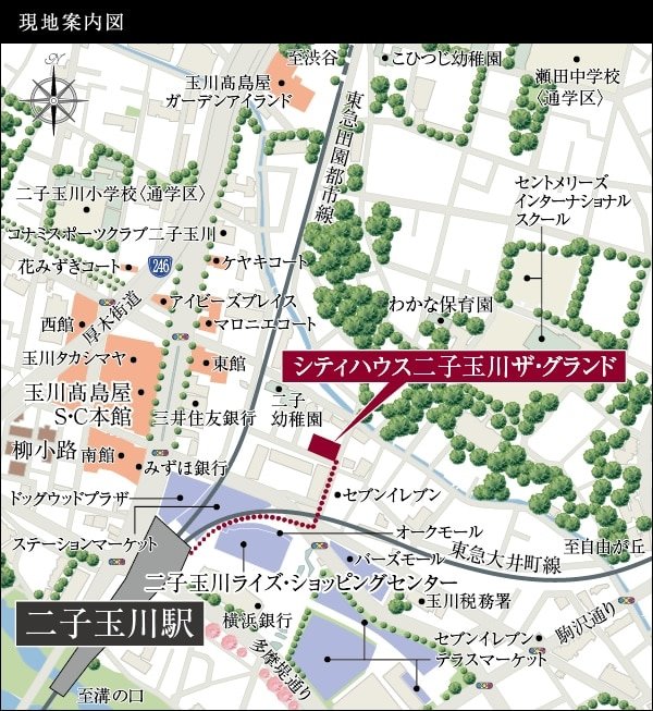 現地案内図