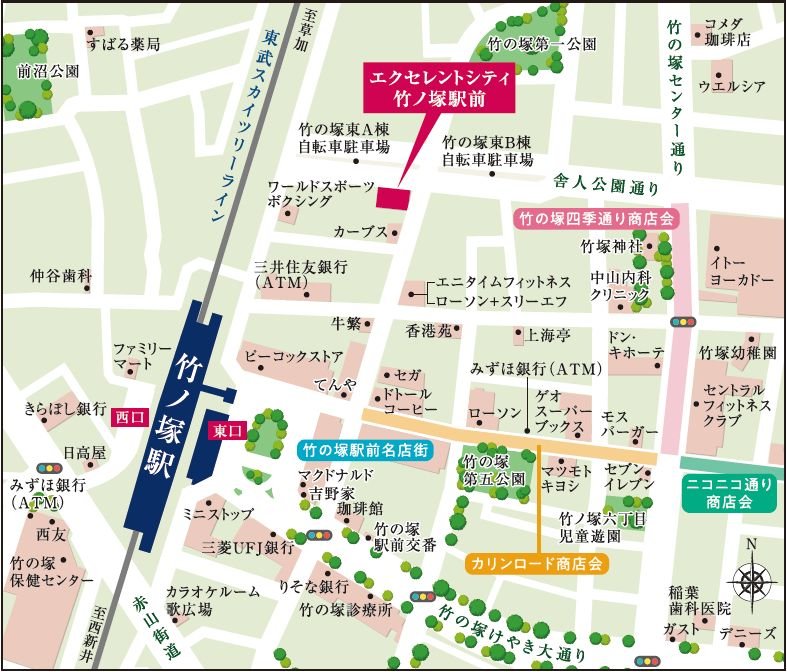 現地案内図