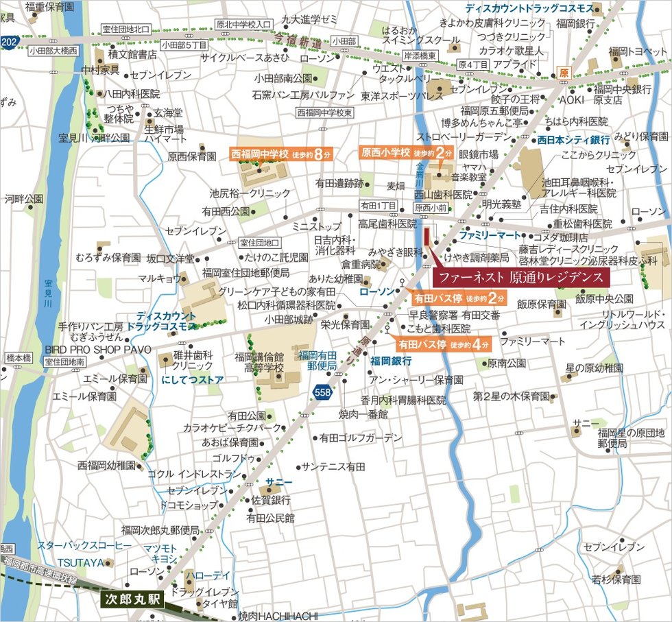 現地案内図