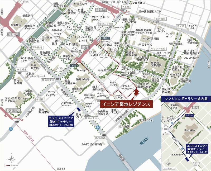 現地案内図