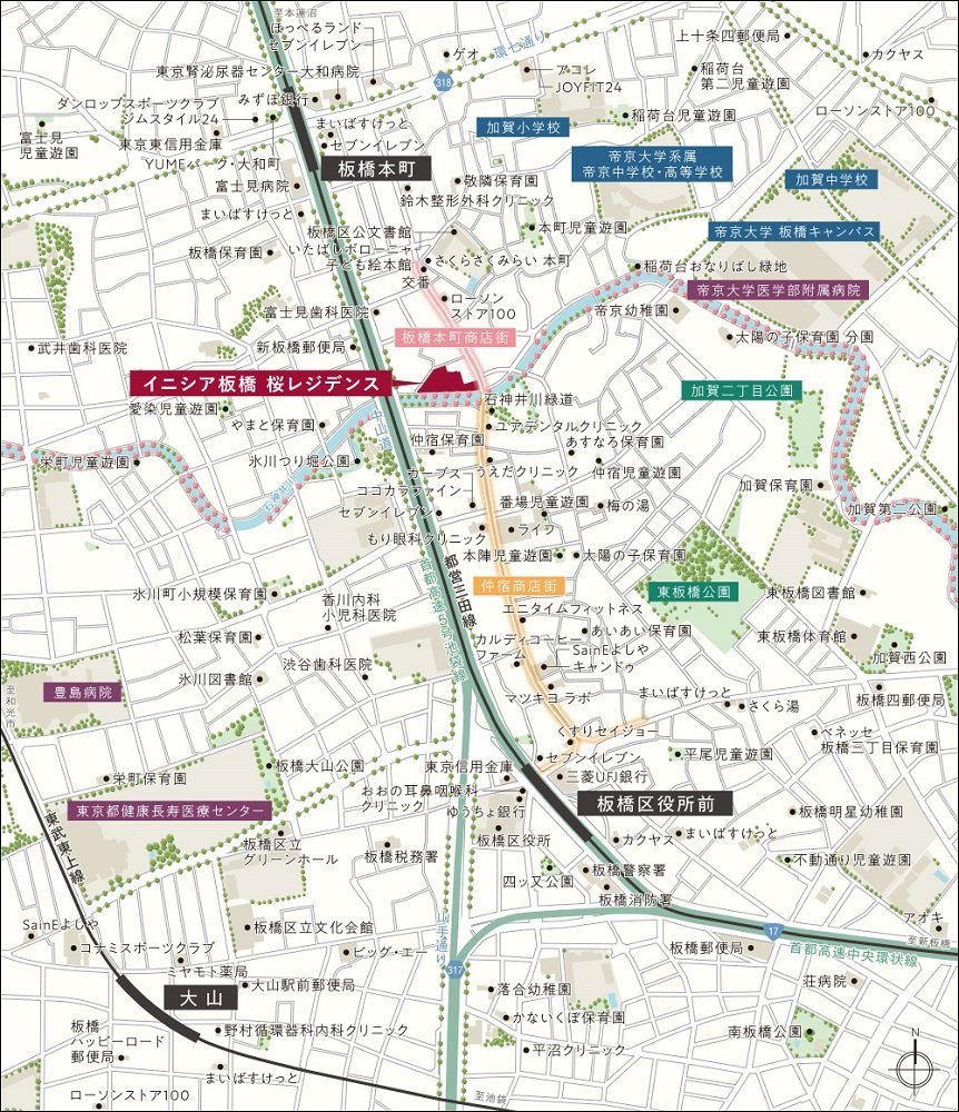 現地案内図
