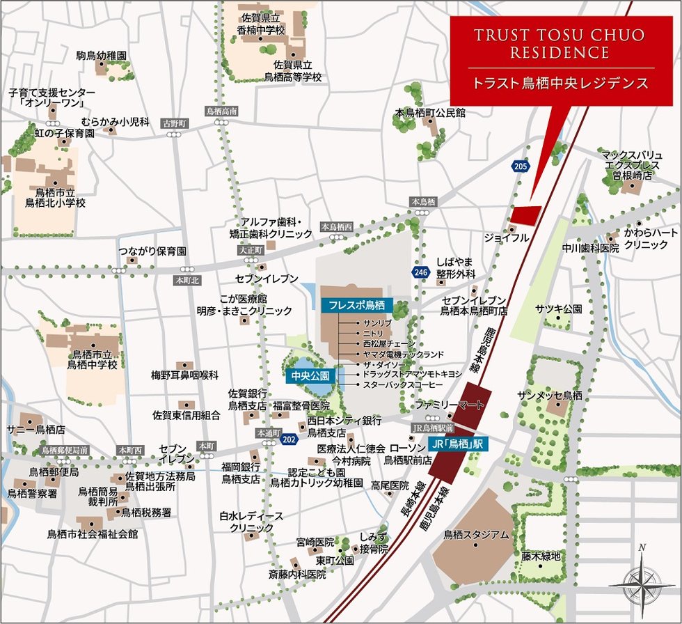 現地案内図