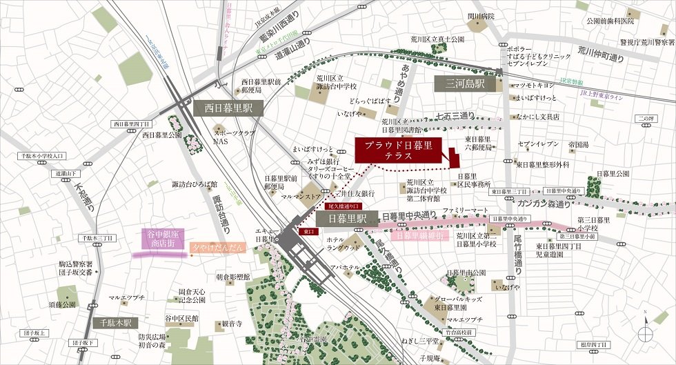 現地案内図