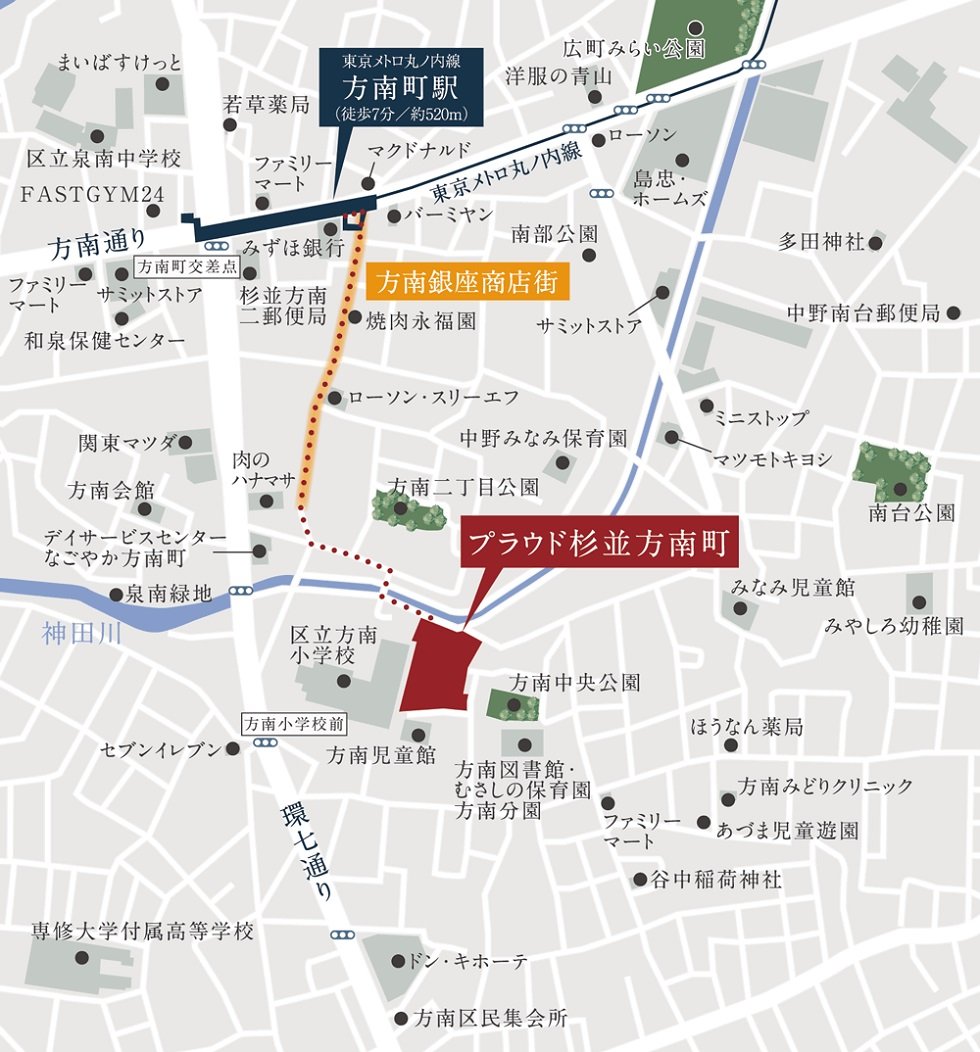 現地案内図