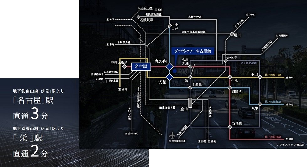 電車アクセス図