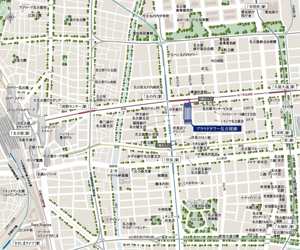 現地案内図