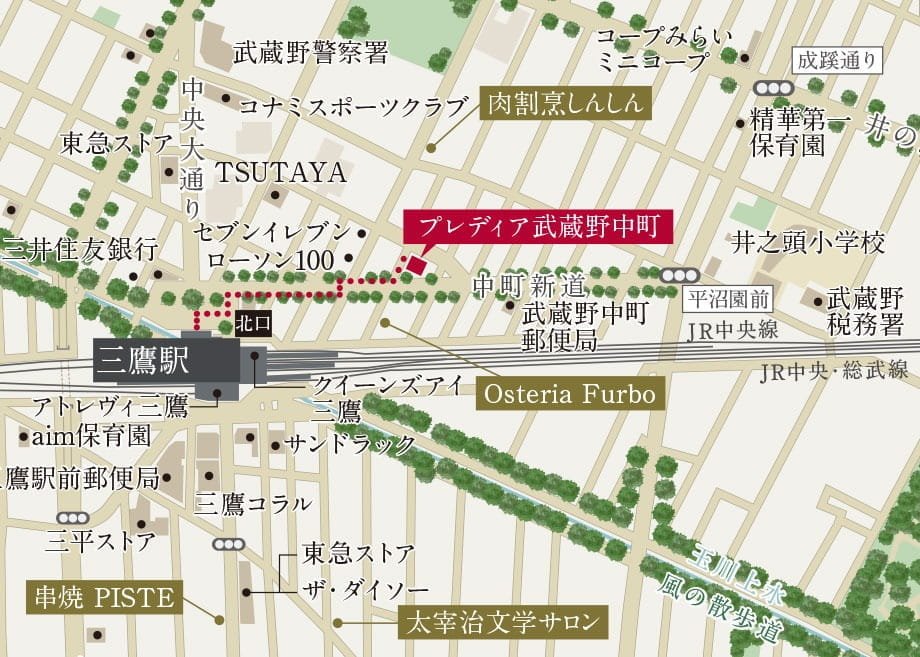 現地案内図
