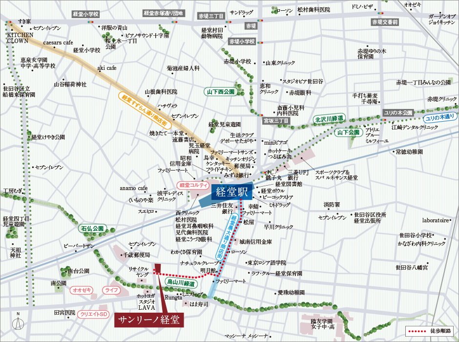 現地案内図
