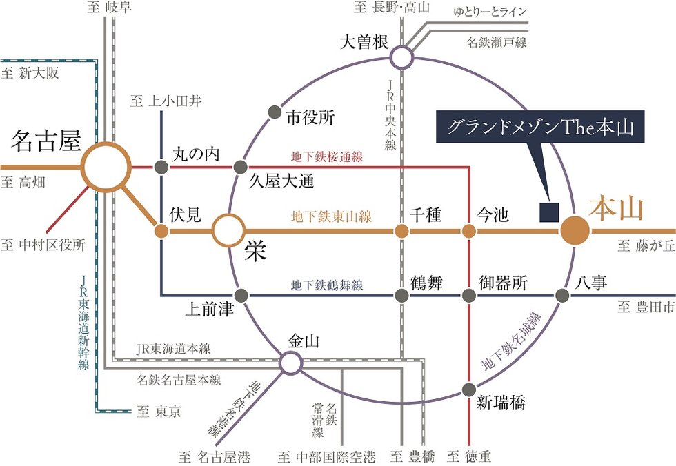 電車アクセス図