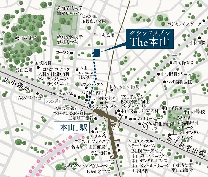 現地案内図