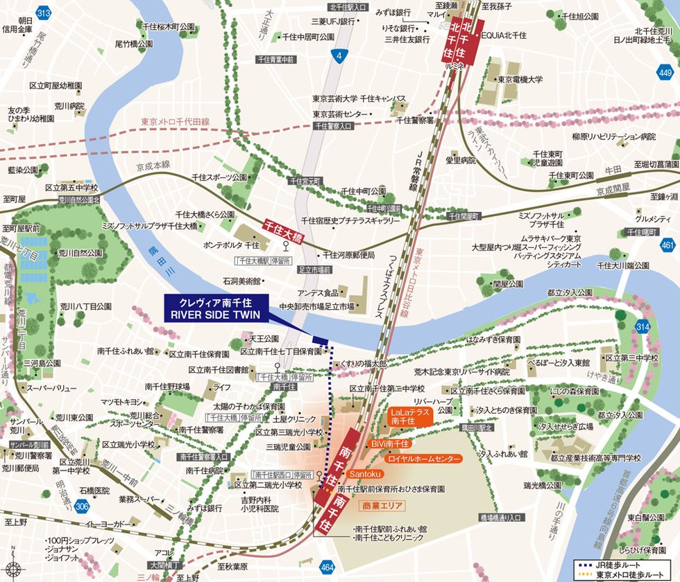 現地案内図