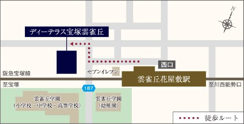 現地案内図(拡大図)