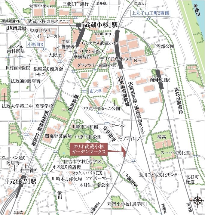 現地案内図