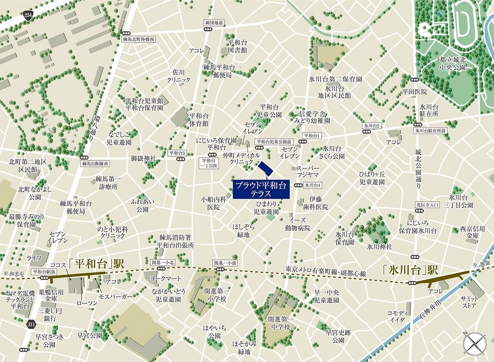 現地案内図