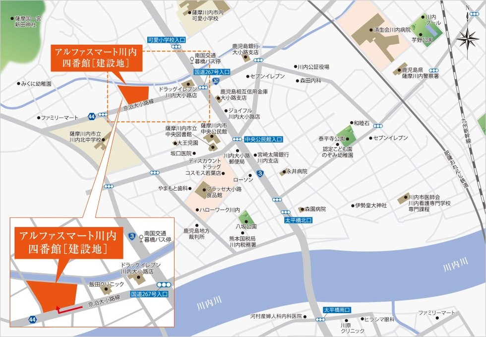 現地案内図