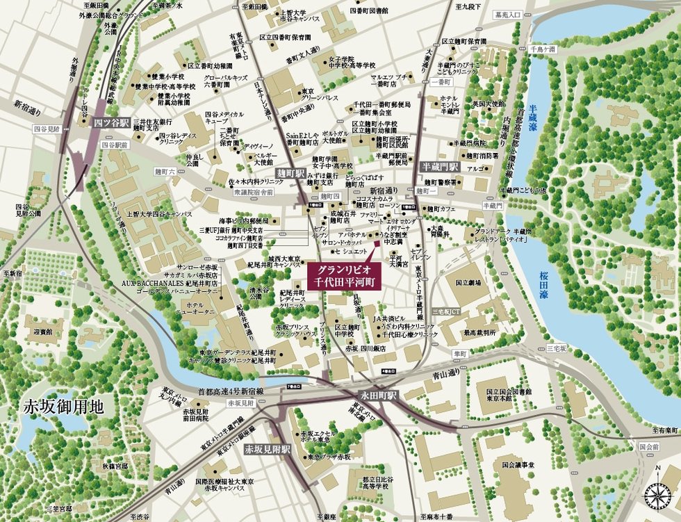現地案内図