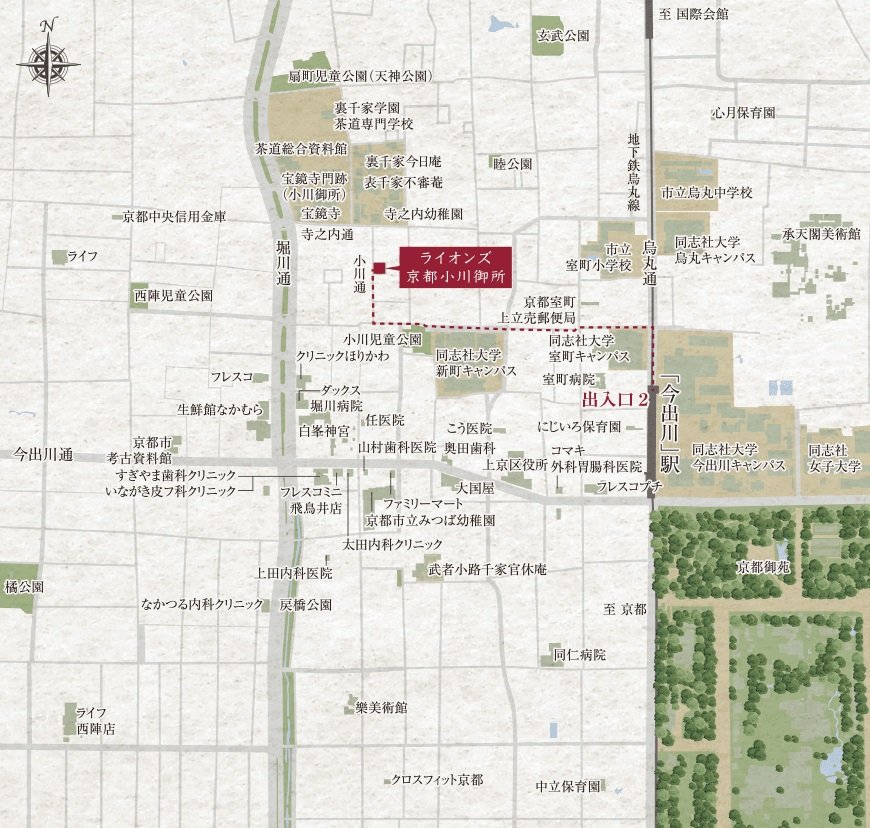 現地案内図