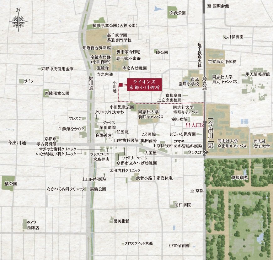現地案内図