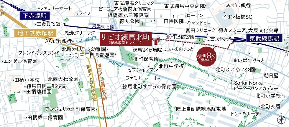 現地案内図