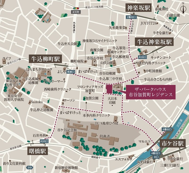 現地案内図