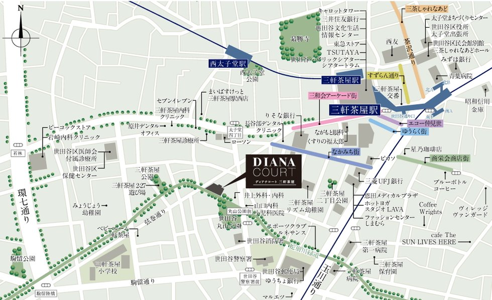 現地案内図