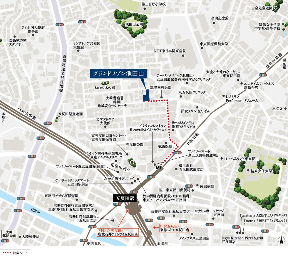 現地案内図