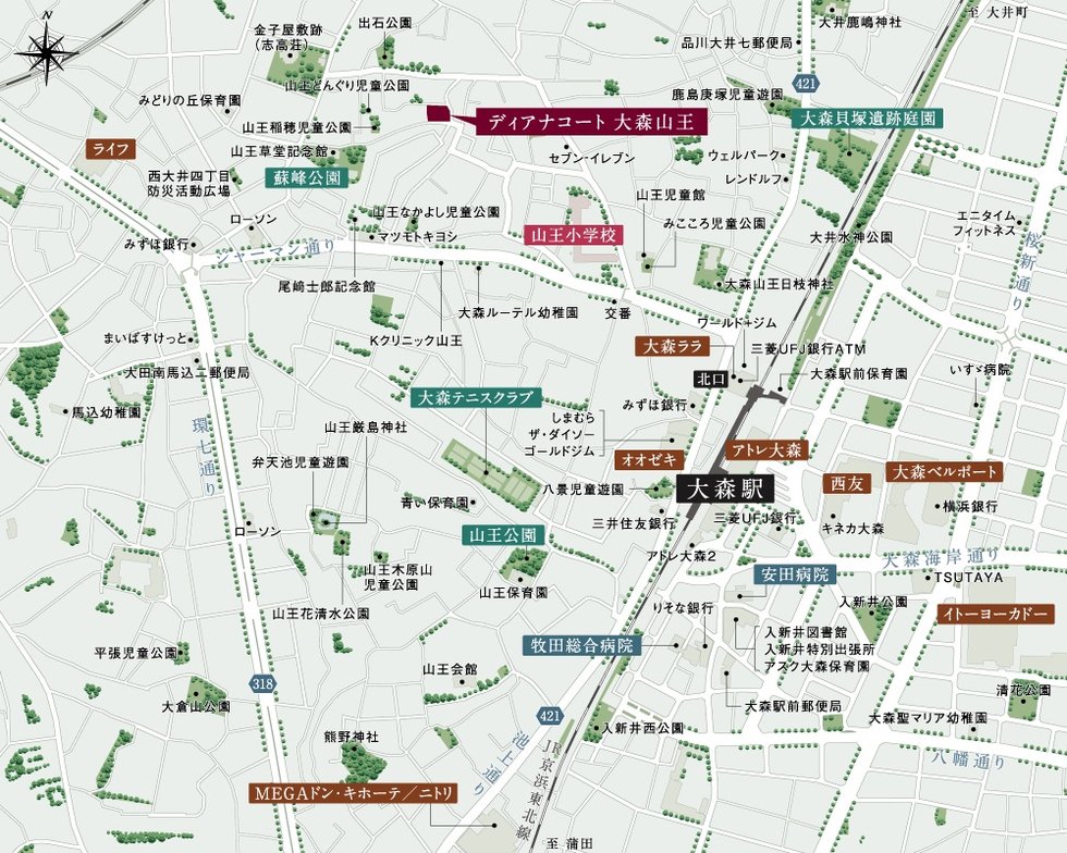 現地案内図