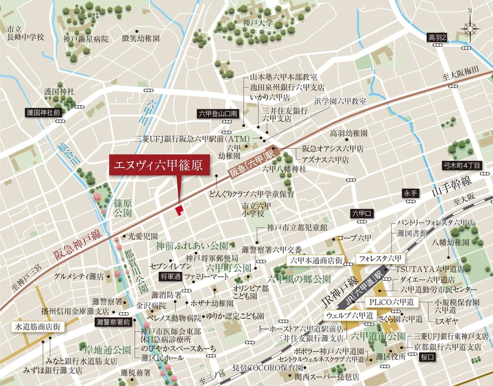 現地案内図