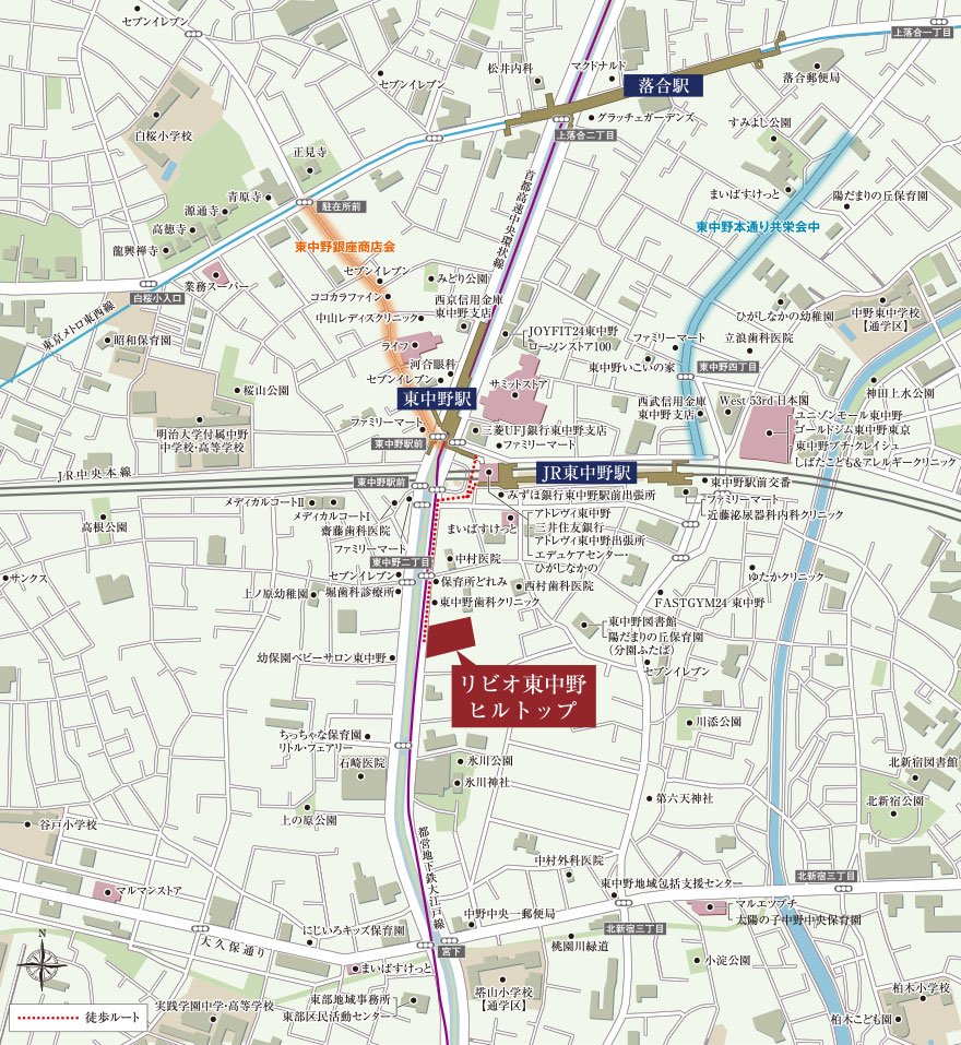 現地案内図