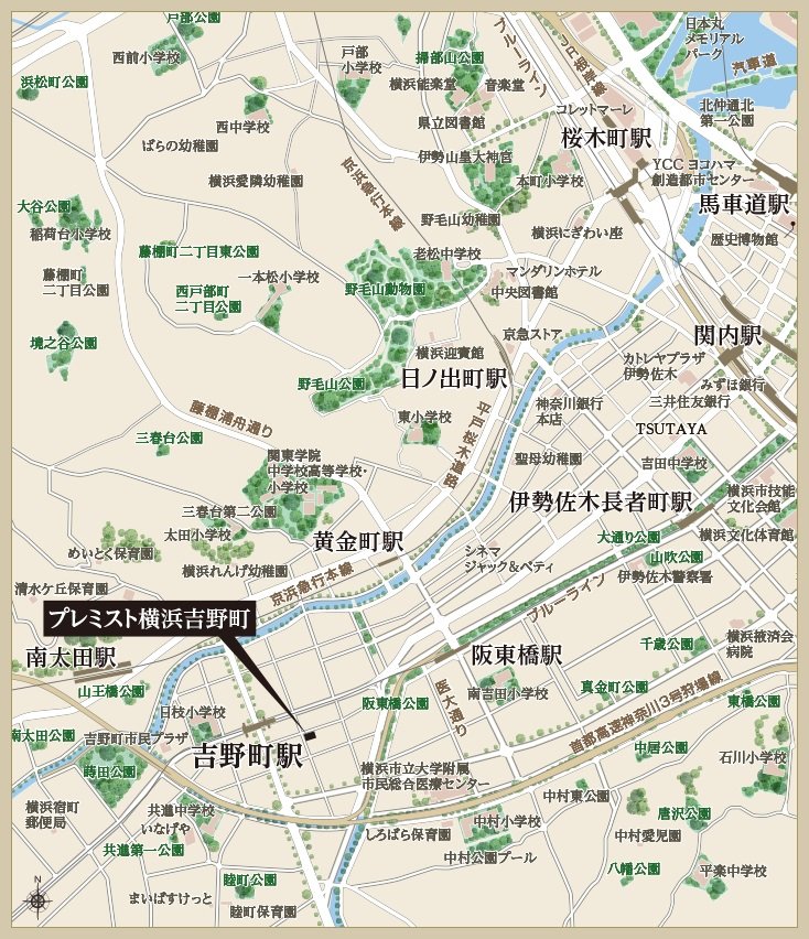 現地案内図