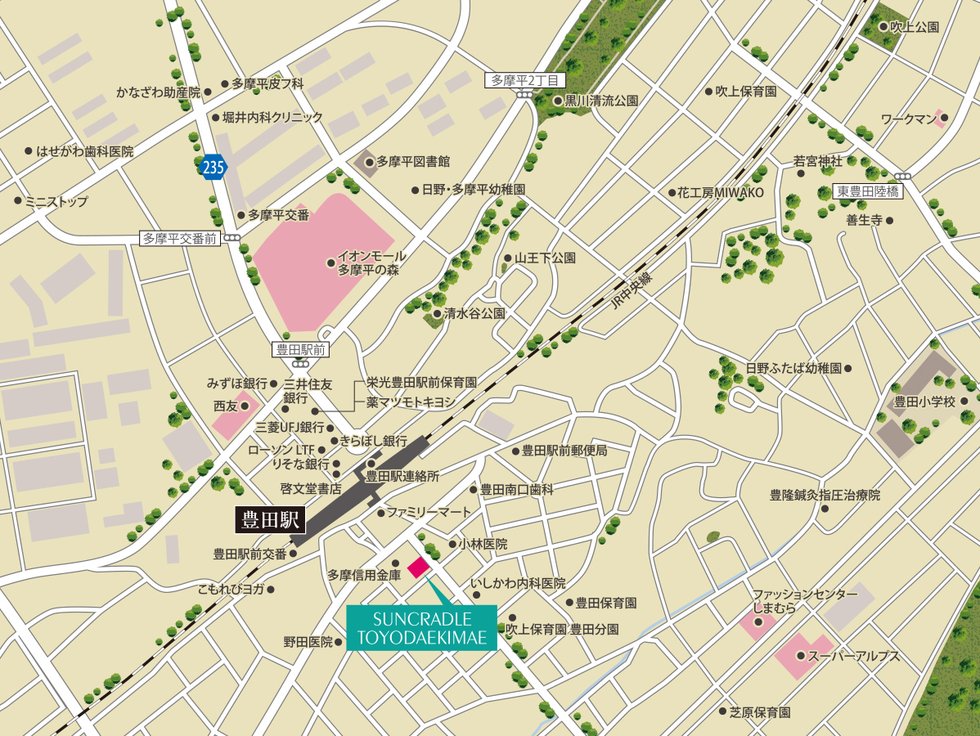 現地案内図