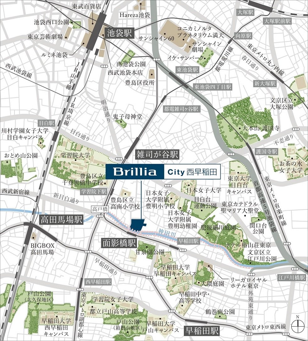 現地案内図