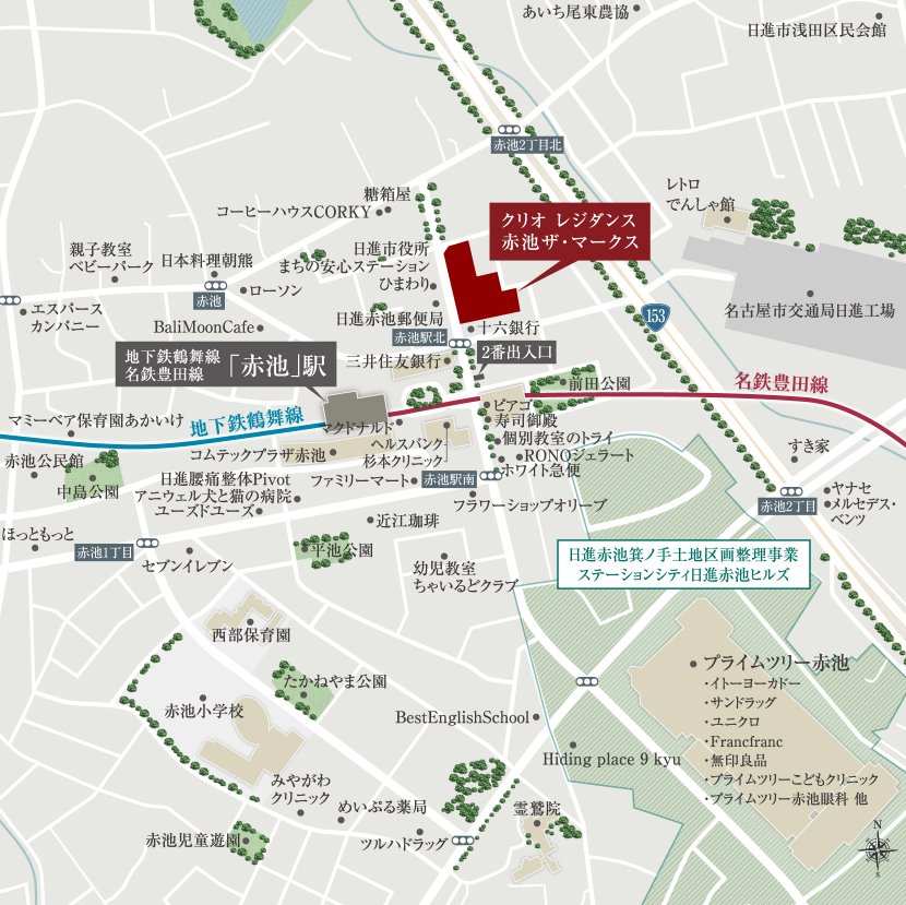 現地案内図