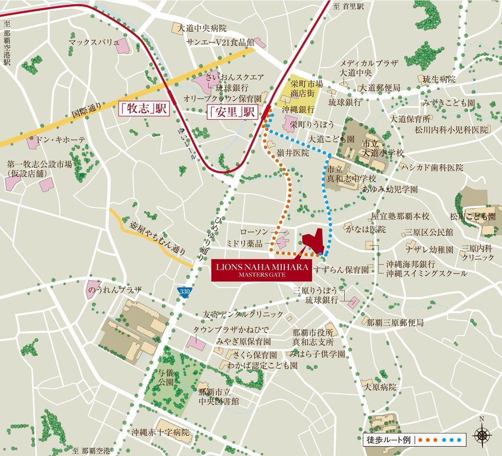 ライオンズ那覇三原マスターズゲートの地図印刷画面 アットホーム 新築マンション 分譲マンション購入情報